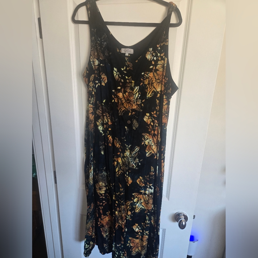 Melia Lei Floral Maxi Dress Size XXL